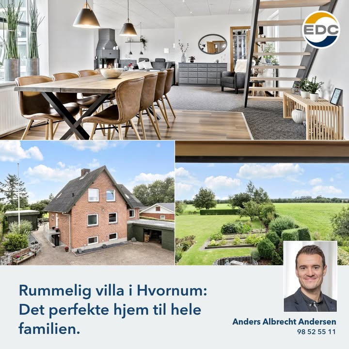 Stor familievilla med naturskøn beliggenhed præsenteret af EDC Søren Jensen