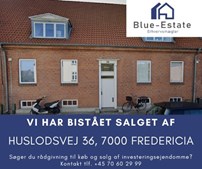 Blue-Estate faciliterer succesfuldt ejendomssalg i Fredericia: Kontakt dem for professionel bistand