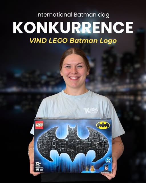 KiDS Coolshop afholder konkurrence om LEGO Batman Logo