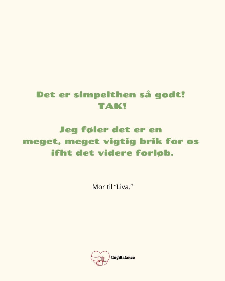 Nyt fra Ung i Balance