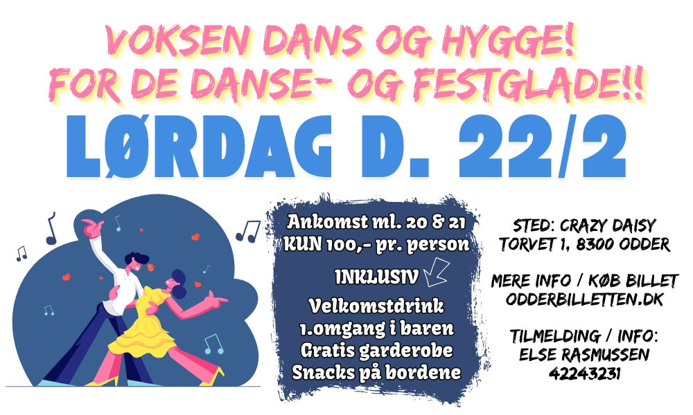 Danseglæde og samvær på Crazy Daisy i Odder