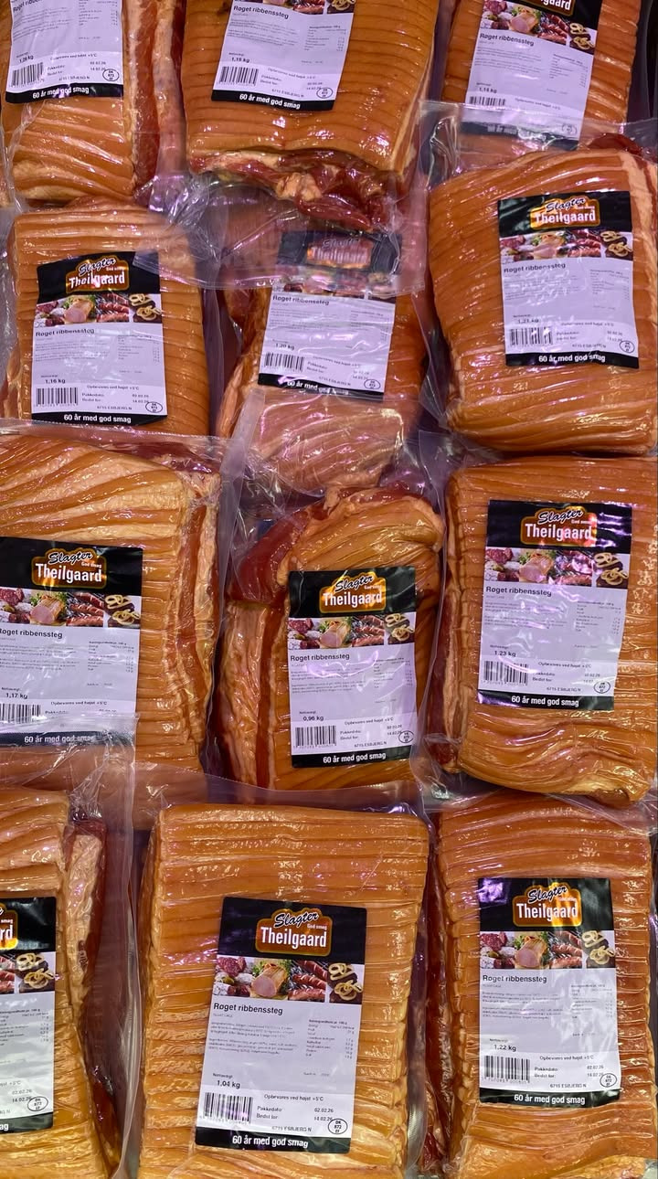 Løvbjerg Frederikshavn tilbyder billig dansk røget ribbensteg fra Slagter Theilgaard
