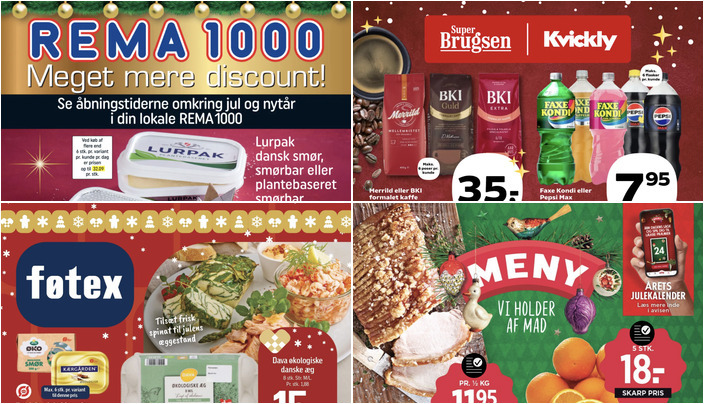 Få en hel dansk flæskesteg til kun 9,95 kr. pr. ½ kg og Lurpak smør til 7,95 kr. - se de gode lokale tilbud