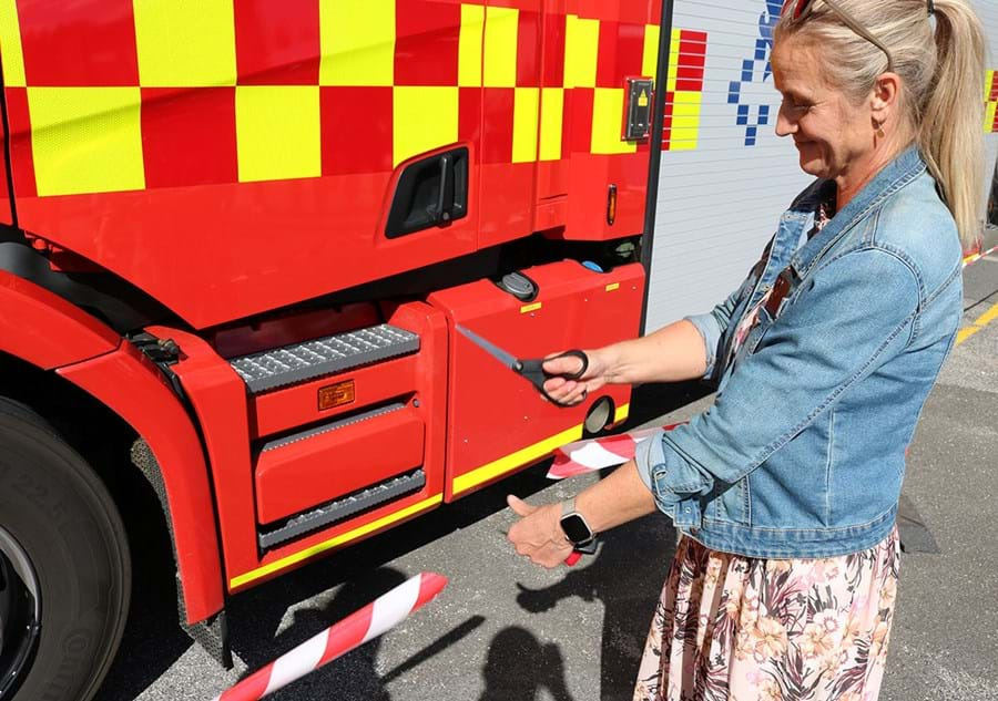 Borgmester indvier ny brandbil