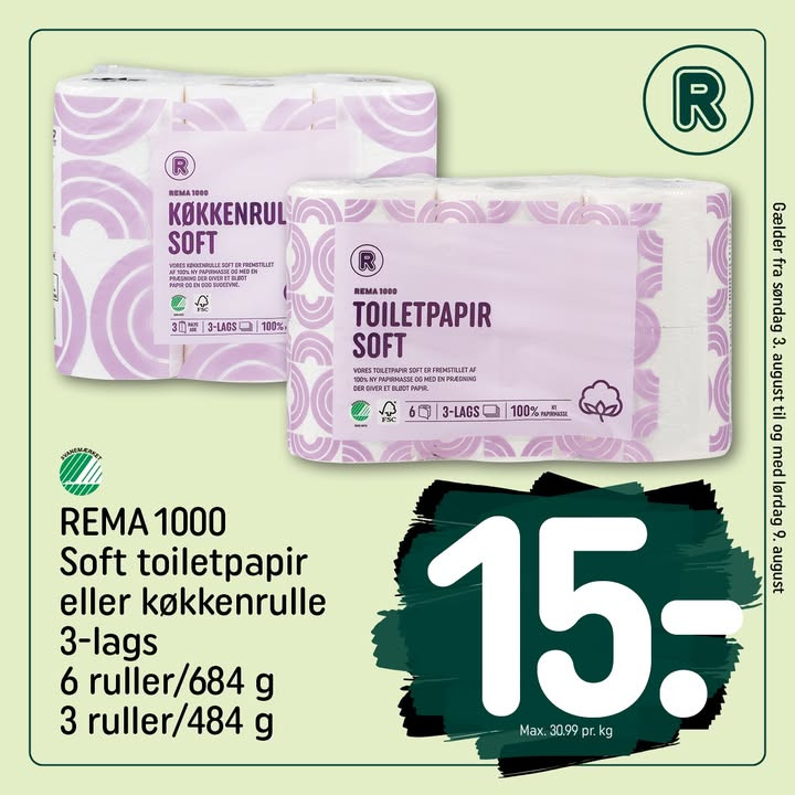 Rema1000 Gærumvej annoncerer ny tilbudsavis fra i morgen