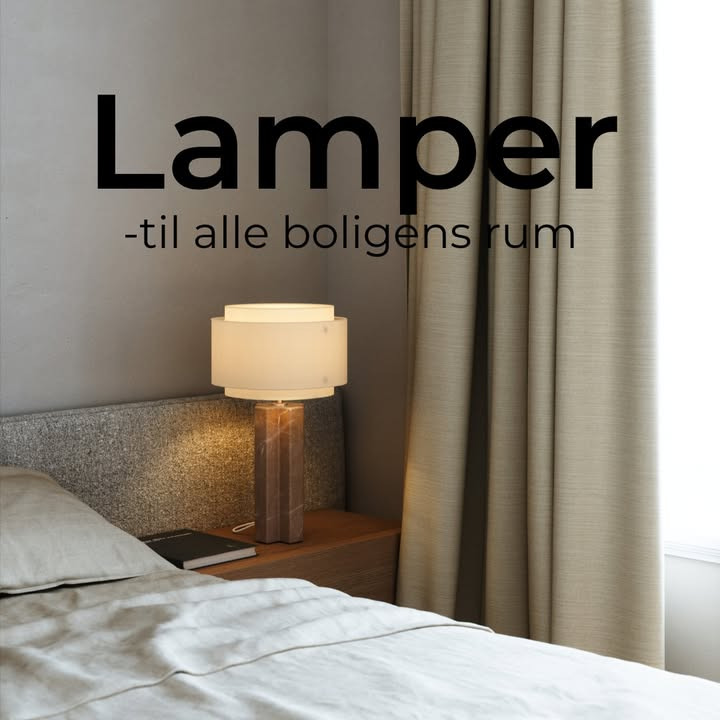 Møblér med Kumo Holstebro har lamper til alle boligens rum