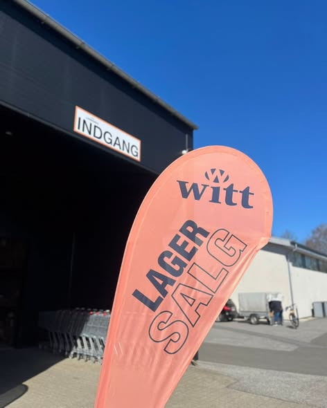 Lagersalg.com annoncerer op til 75% rabat hos Witt i Gødstrup ved Herning