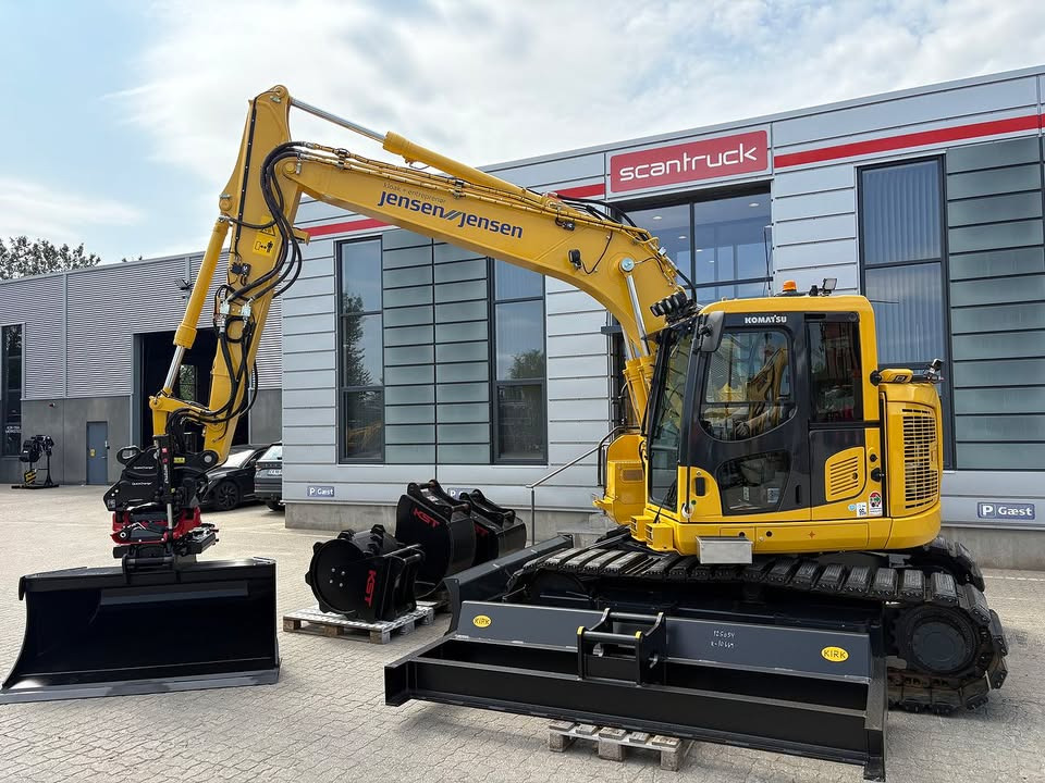 SCANTRUCK A/S har leveret Komatsu PC138-11EO til Jensen & Jensen
