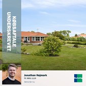Nybolig Hjørring v/Morten Hove melder om underskrevet købsaftale på Mejerivangen 23 i Mygdal