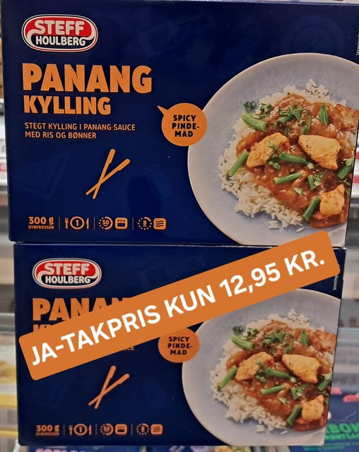 SPAR Valsgård tilbyder Steff Houlberg Panang med kylling til specialpris