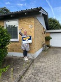 EDC Nørre Snede sælger hus på Falkevej 19 og ønsker tillykke til køber og sælger