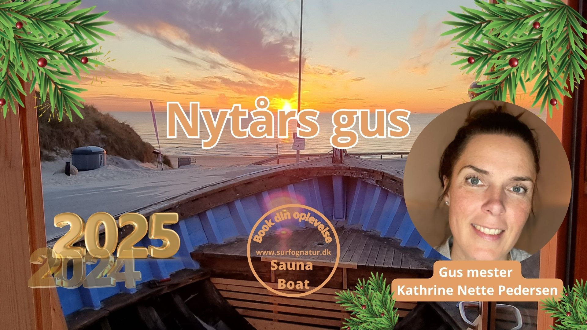 Tag afsked med 2024 i saunabåden i Hirtshals