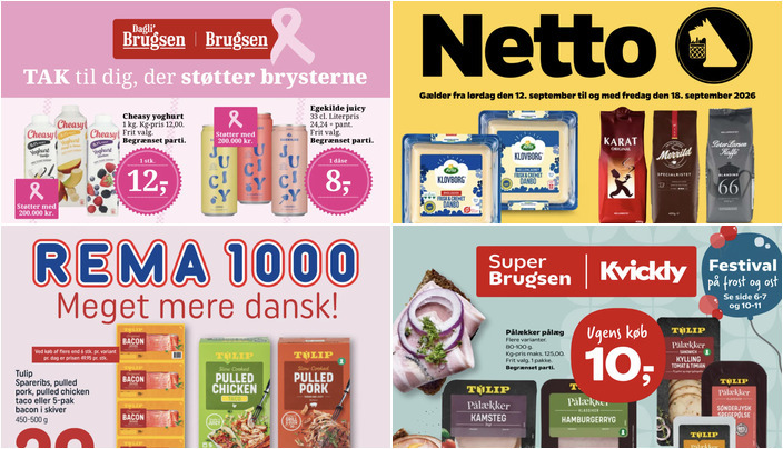 Økologiske kartofler til kun 8 kr. og Anthon Berg marcipanbrød til en femmer - se de lokale tilbud