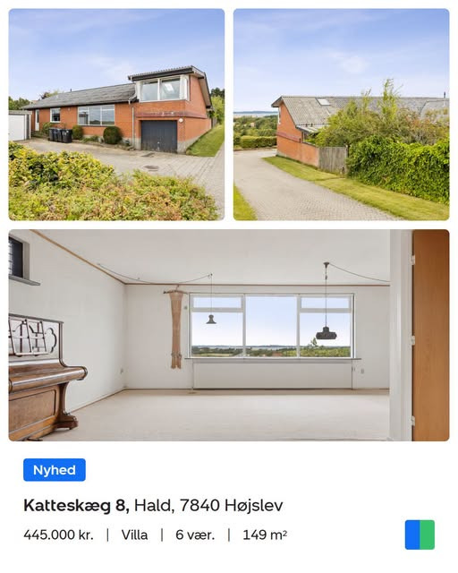 Nybolig Skive I/S præsenterer velholdt villa på Katteskæg 8 i Højslev