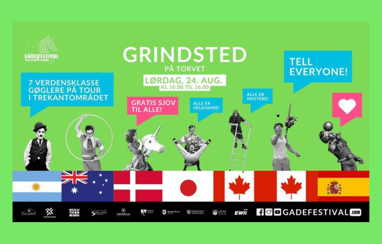 Gadeteaterfestivalturnéen: En farverig fest i trekantområdet