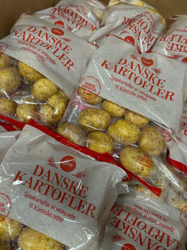 Vanvittig torsdagspris på danske kartofler hos Min Købmand i Asp: 2 kg for kun 12 kr.