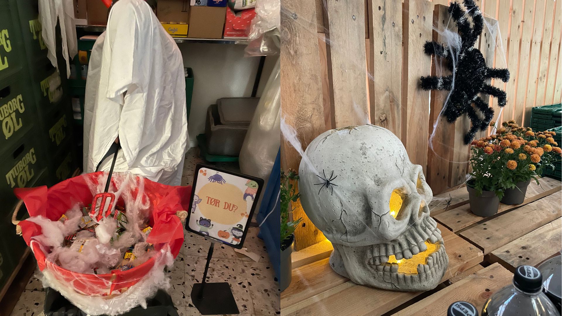 Halloween rykker ind hos Min Købmand Nr. Felding med lagersalg og uhyggelige priser