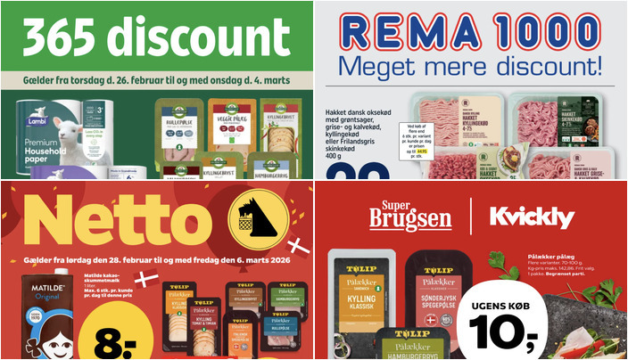 Store besparelser: Lambi toiletpapir til 15 kr. og hakket kød til 29 kr. hos lokale butikker