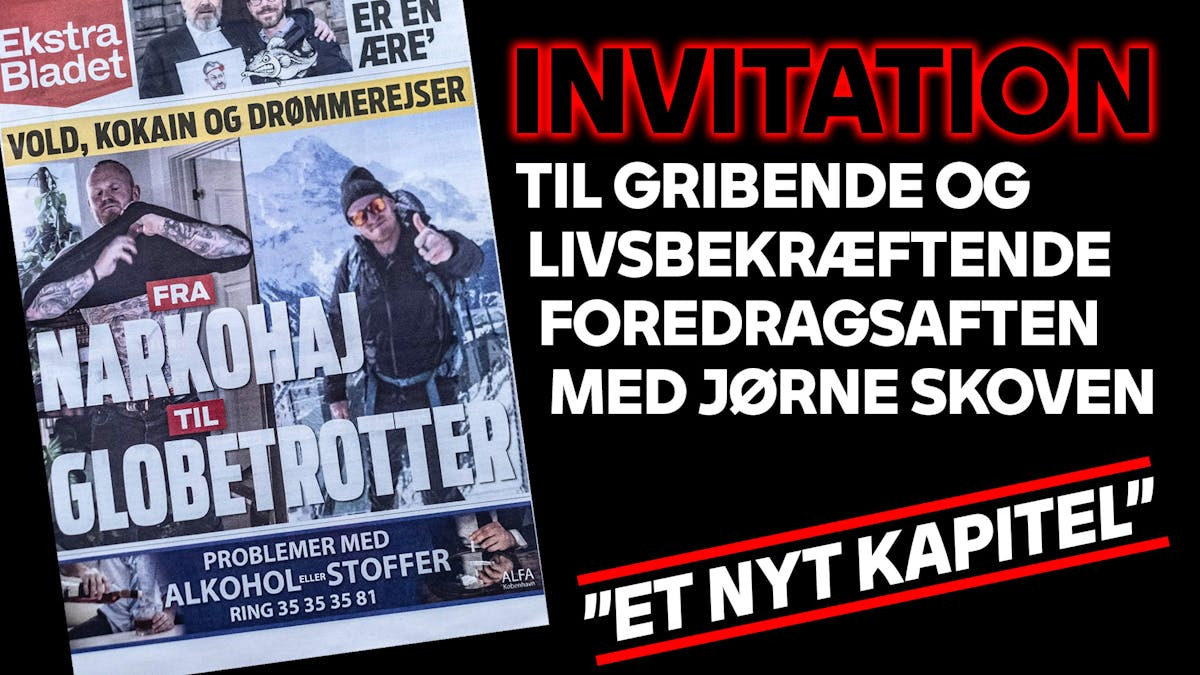 En aften med håb og transformation: Jørne Skovens livshistorie