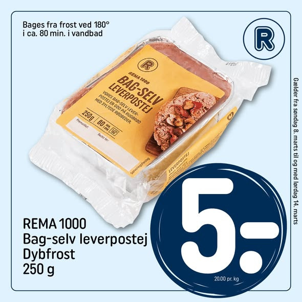 Rema 1000 Sindal præsenterer nye tilbud til kun 5 kr.