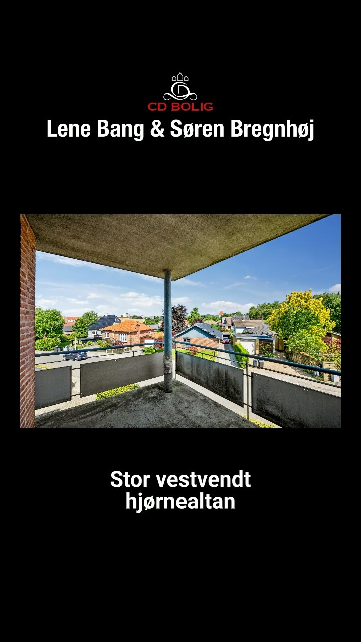 Stor andelslejlighed med altan i Alderslyst fra CD Bolig - Lene Bang & Søren Bregnhøj