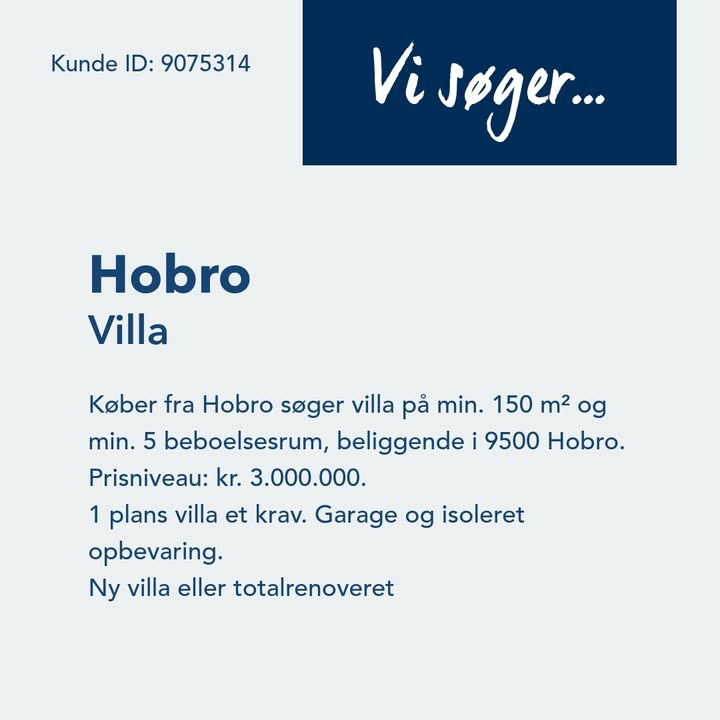 EDC Søren Jensen søger boliger til købere i kartoteket i Hobro