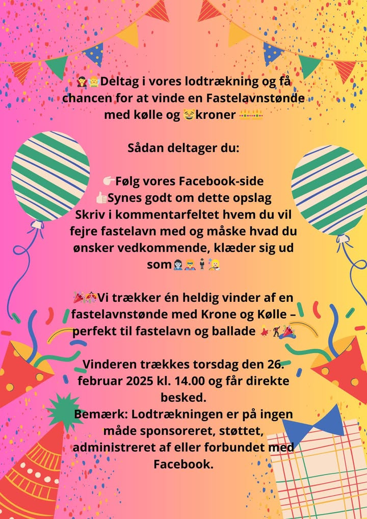 RealMæglerne Tønder klar til fastelavnskonkurrence: Vind den store pakke til festen!