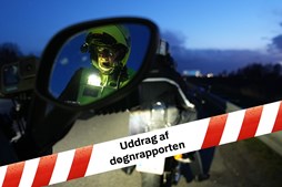 Dramatisk brand i skraldespand på Birkedalsvej i Ringsted: Garage i flammer