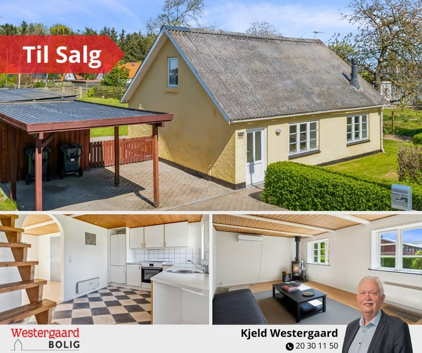 Westergaard Bolig tilbyder charmerende hus i Stenum uden bopælspligt