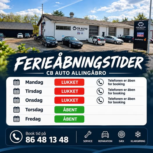 CB Auto opfordrer til at booke tid til hjulskift