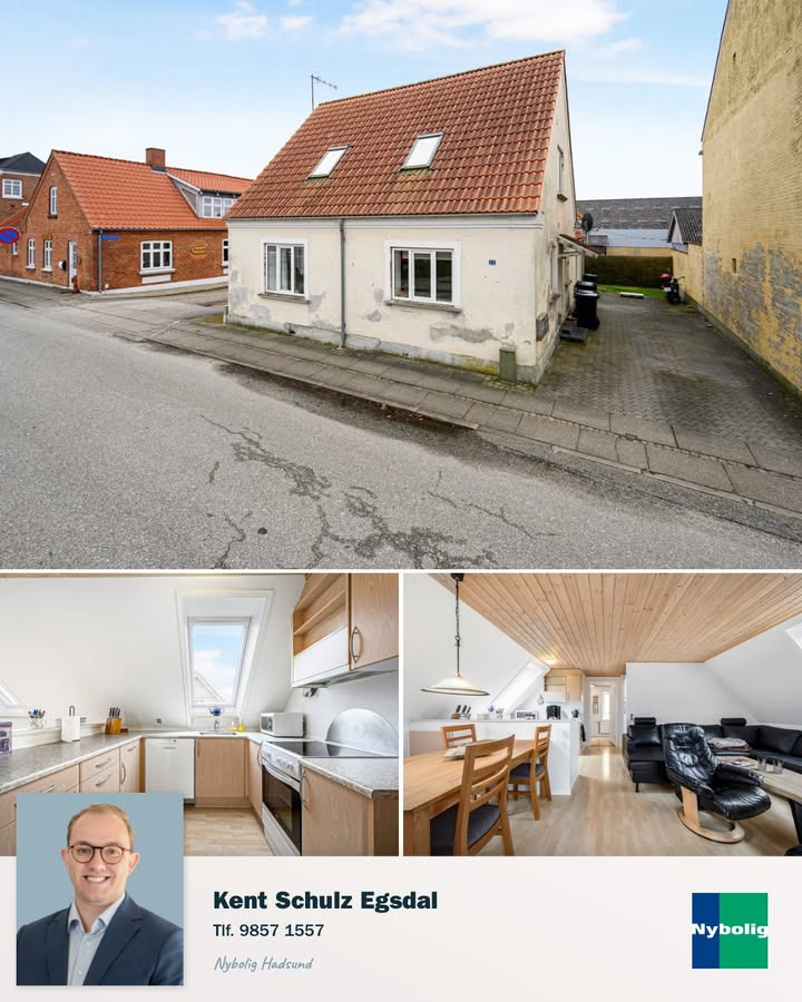 Nybolig Hadsund tilbyder udlejningsejendom i Hadsund med to lejligheder