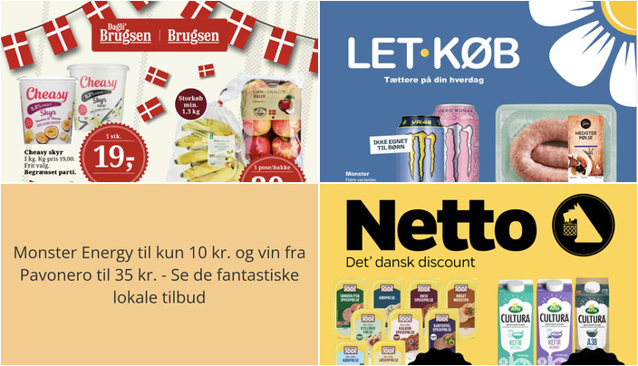 Monster Energy til kun 10 kr. og vin fra Pavonero til 35 kr. - Se de fantastiske lokale tilbud