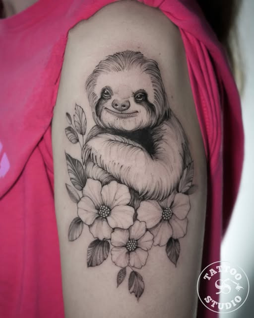 Tattoo Studio 96 præsenterer unik dovendyrstatovering af kunstneren Laura