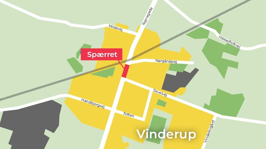 Søndergade spærres for trafik under festlig kyllingefestival i Vinderup lørdag