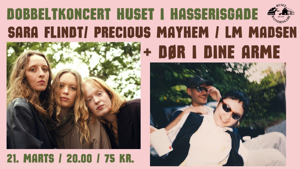 Musikalsk rejse med Sara Flindt, Precious Mayhem og LM Madsen i Aalborg
