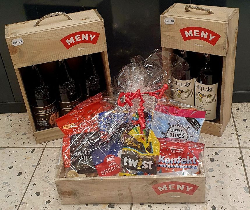 Meny Randers tilbyder specialfremstillede gavekurve og firmajulegaver