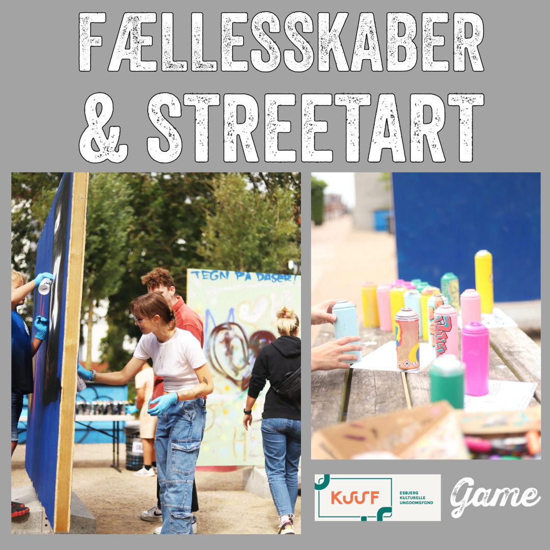 Kreativt ungefællesskab med streetart i GAME Streetmekka