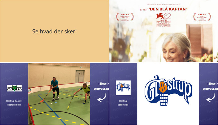Filmperler, motionsfloorball og gratis basketballtræning i Glostrup: Se hvad der sker