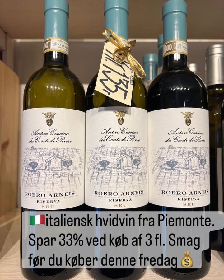 Den gode vino introducerer Arneis Riserva hvidvin med tanniner: Smagning og tilbud denne fredag