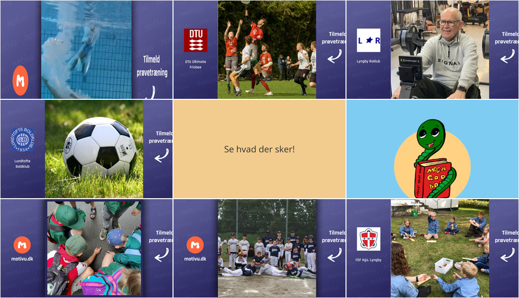 Udforsk en aktiv uge i Kongens Lyngby for unge