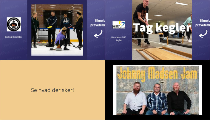 Kom og oplev curling, kegler og Johnny Madsen Jam i Vojens