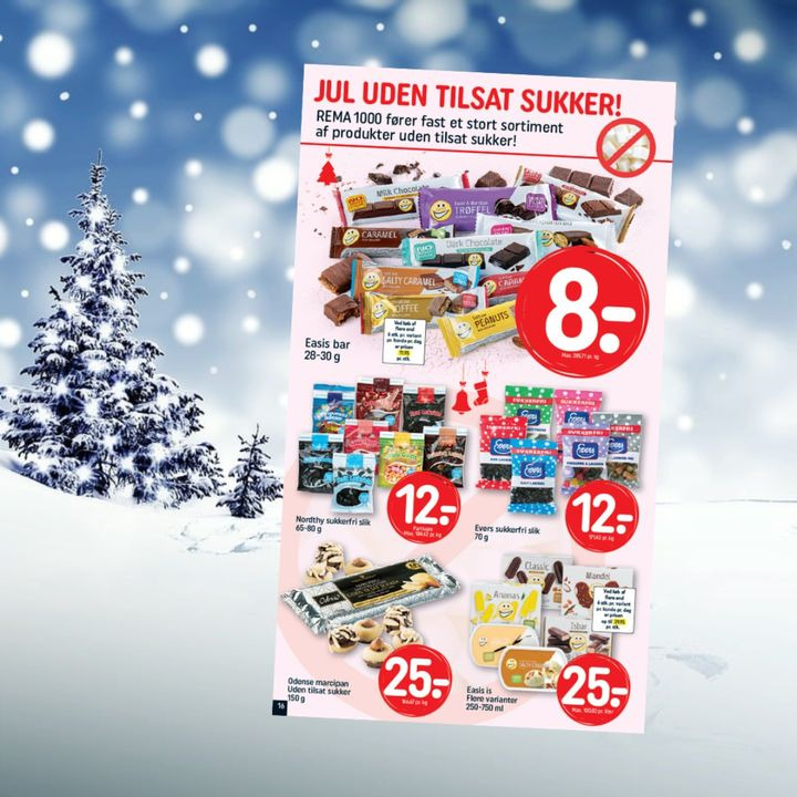 Rema 1000 Hadsund gør julen sød uden tilsat sukker