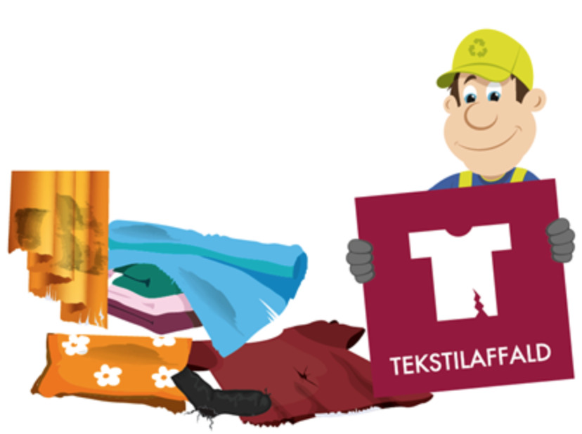 Aulum indsamler tekstilaffald