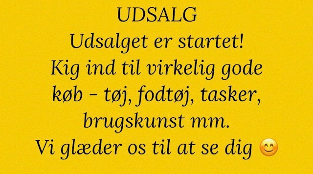 Spar stort hos Wiiben: Udsalg på tøj, brugskunst og mere