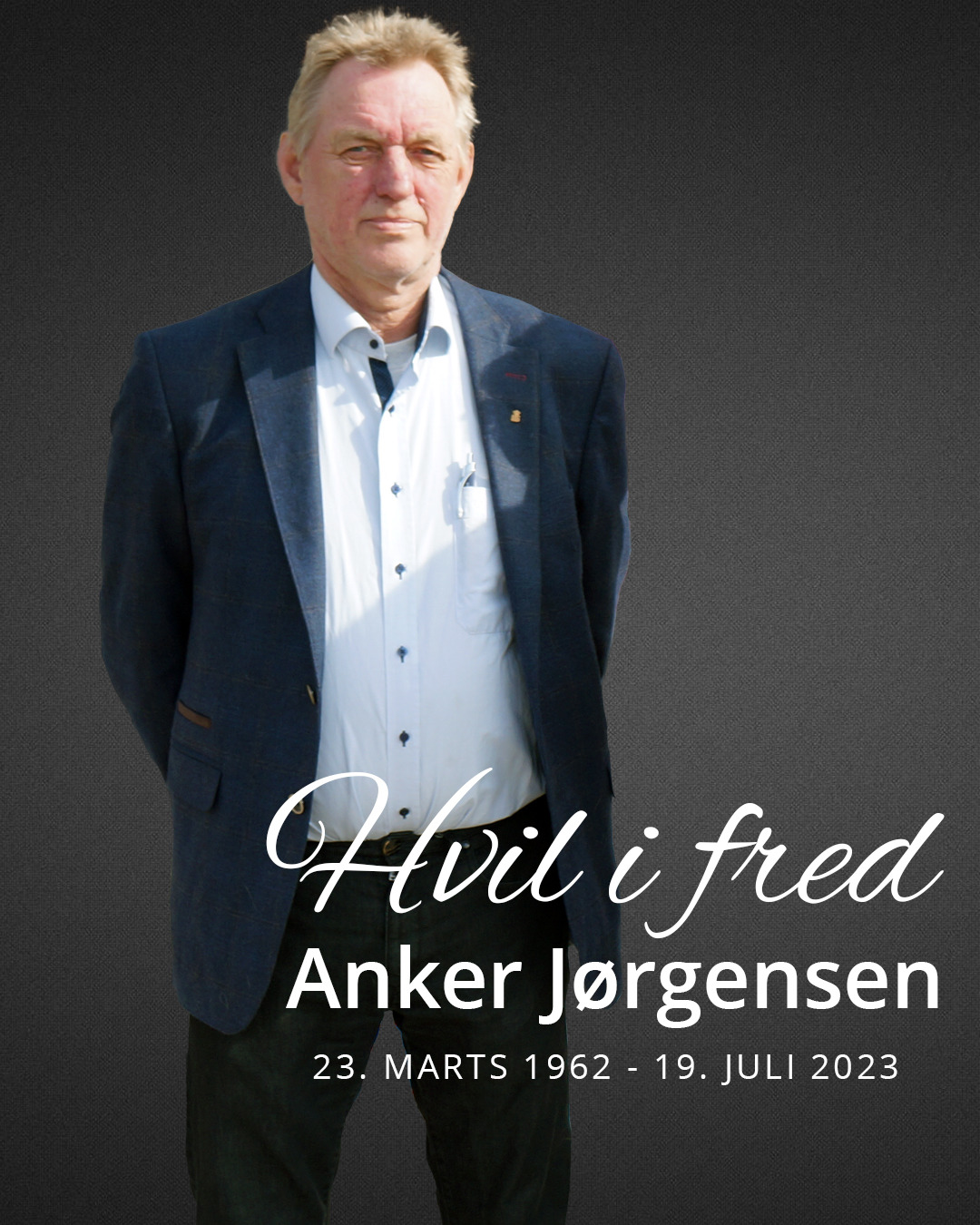 Mindeord - Jens Anker Jørgensen