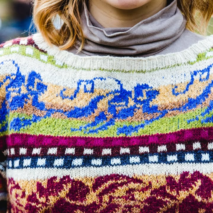 Fokus Folkeoplysning inviterer til Fair Isle strikworkshop i farvernes univers