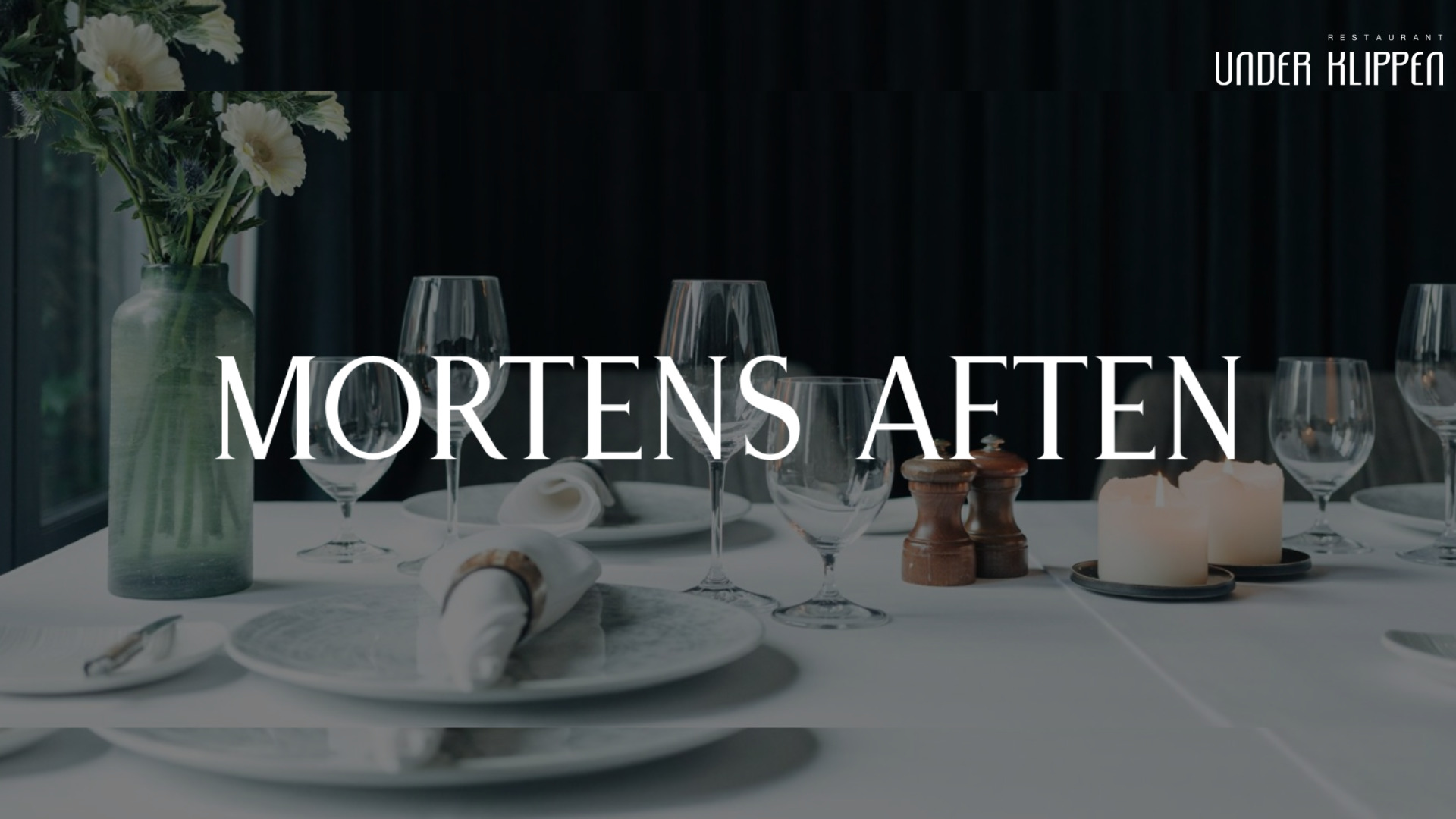 Nyd Mortensaften med god mad og hyggelig stemning hos Under Klippen
