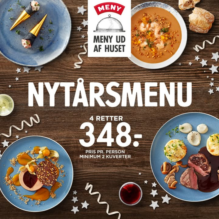 Meny Klarup klar med nytårsmenu til din fest