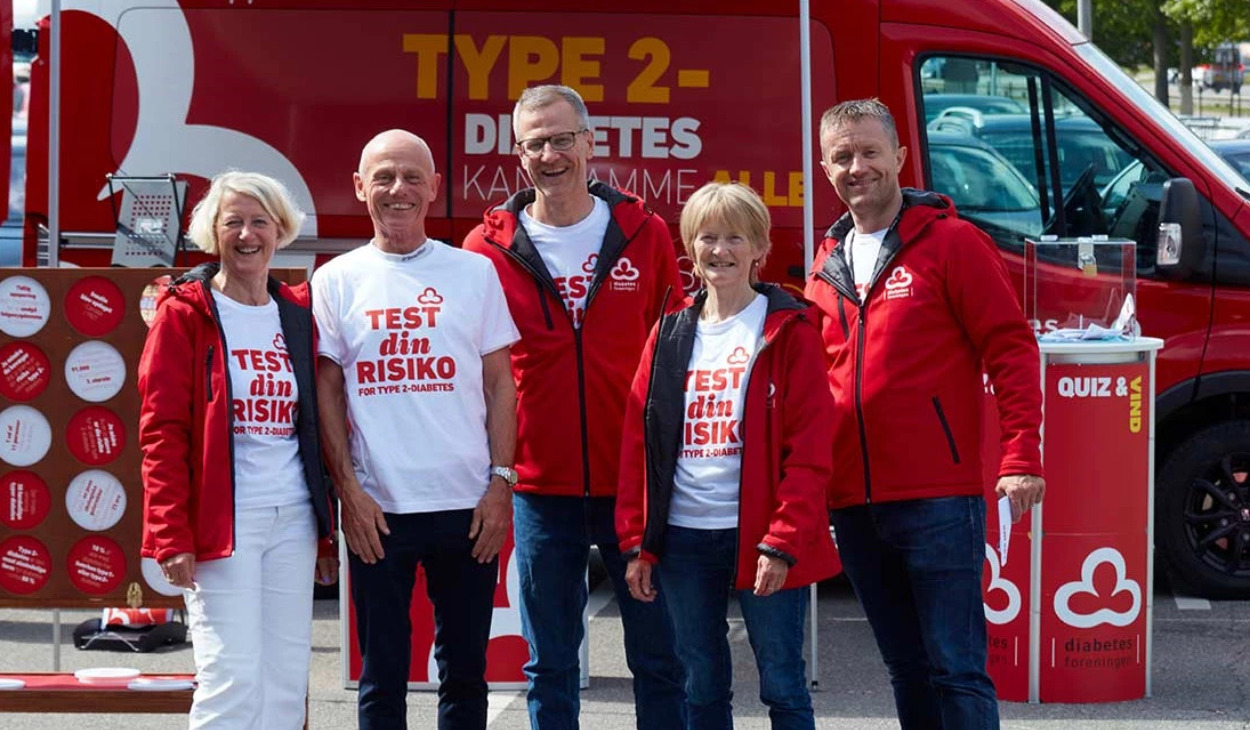 Sundhedsbus screener for type 2-diabetes i Sakskøbing
