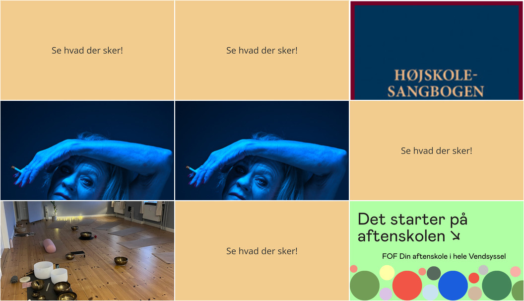 Oplev den kommende weekend i Sæby: Fællessang, intimforestilling og velvære